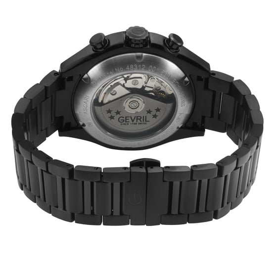 Gevril Ascari Chronograph 48312B Swiss Automatic Sellita SW500 Watch