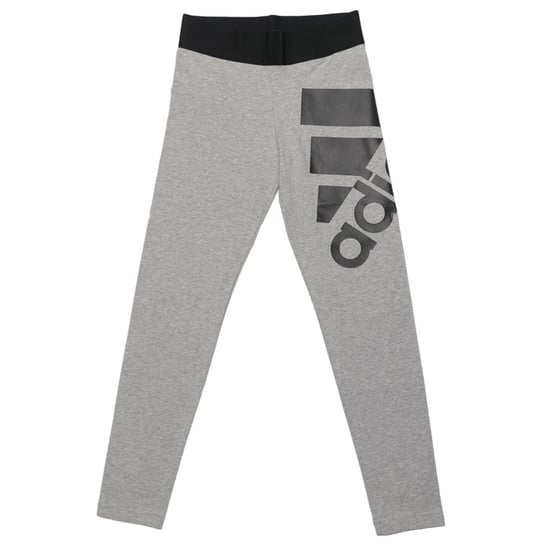 Girl's adidas Junior Must Have Leggings in Grey - Image 1