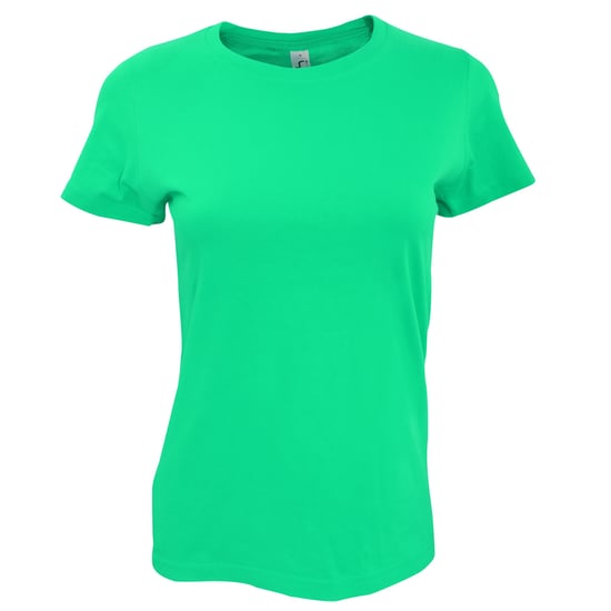 SOLS Dames/dames Imperial Heavy Short Sleeve T-Shirt (Smaragd) - Image 1