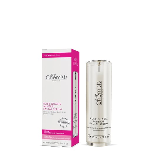 skinChemists Rose Quartz Mineral Facial Serum 30ml - Image 1