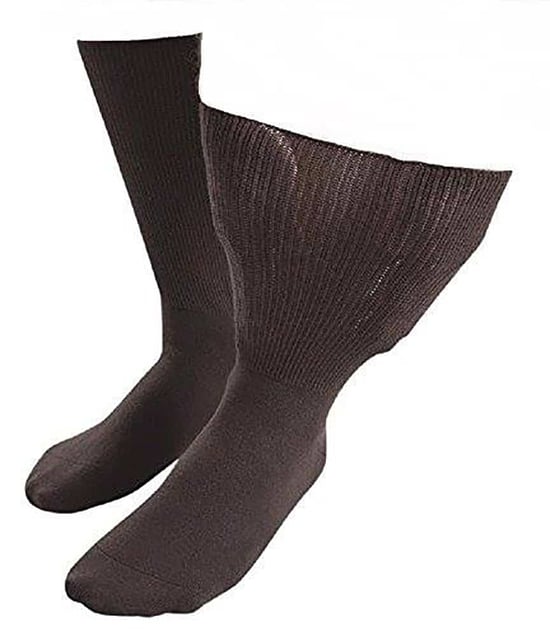 Mens & Womens Extra Wide Soft Cotton Oedema Socks for Swollen Feet - Image 1