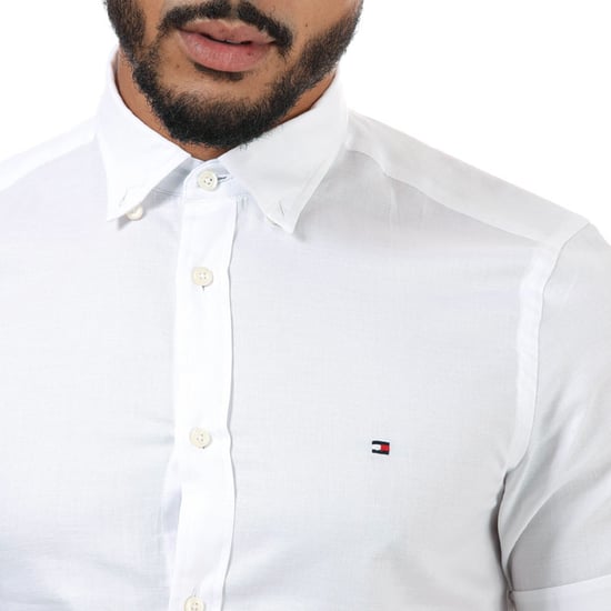 Men's Tommy Hilfiger Slim Travel Oxford Shirt in White