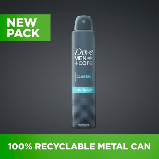 Dove Men+Care Classic Antiperspirant with 48H Sweat Protection Deo 200ml, 3 Pack - Image 4