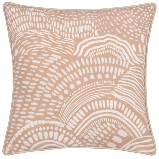 Hoem Nola Abstract Piped Polyester Filled Cushion - Image 1