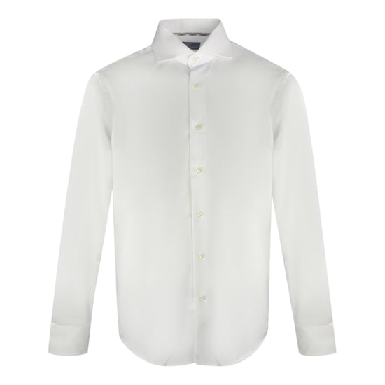 Aquascutum Long Sleeve White Shirt