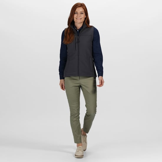 Regatta Womens/Ladies Flux Soft Shell Bodywarmer (Seal Grey/Seal Grey)