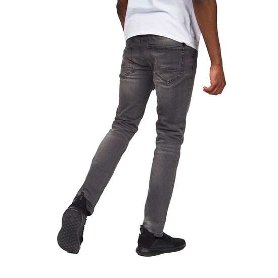 Crosshatch Mens Svelte Stretch Jeans (Grey Wash) - Image 2