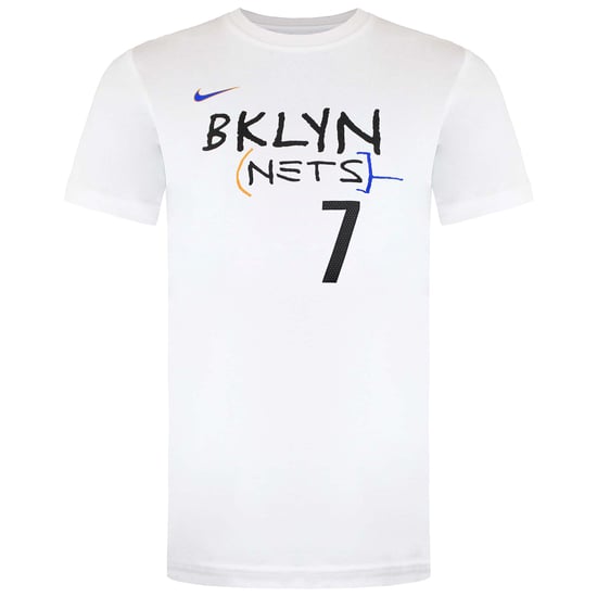 Nike NBA Brooklyn Nest 7 Kevin Durant Kids City Edition N&N T-Shirt - Image 2