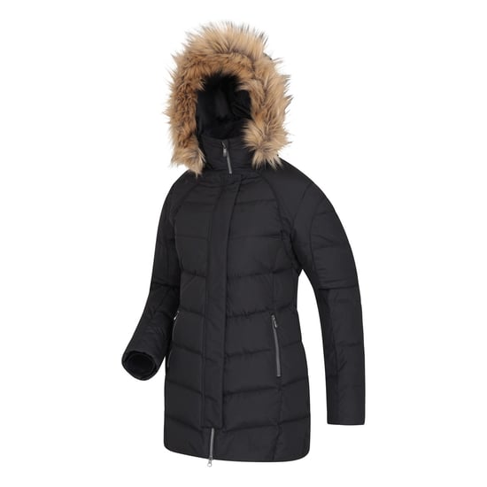 Mountain Warehouse Dames/Dames Isla II Lange Donzen Jas (Jet Zwart) - Image 3