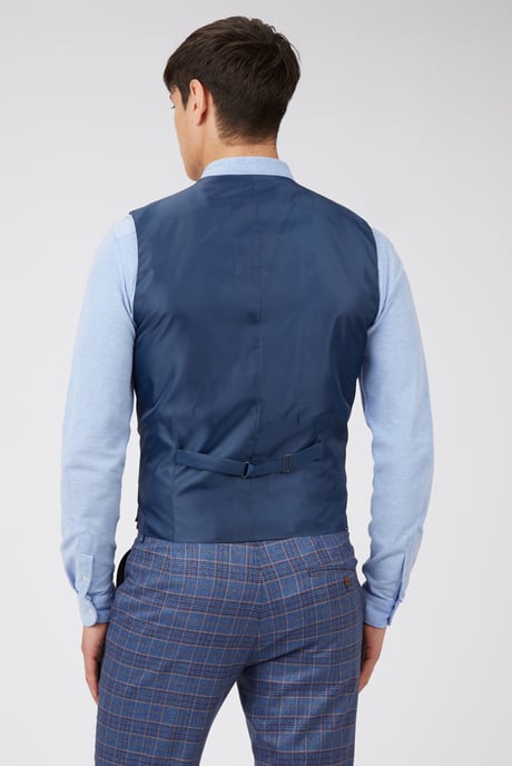Multi Overcheck Waistcoat