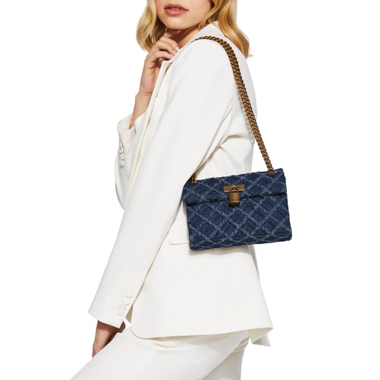 Kurt Geiger London Denim Kgl Mini Brixton Lock Bag