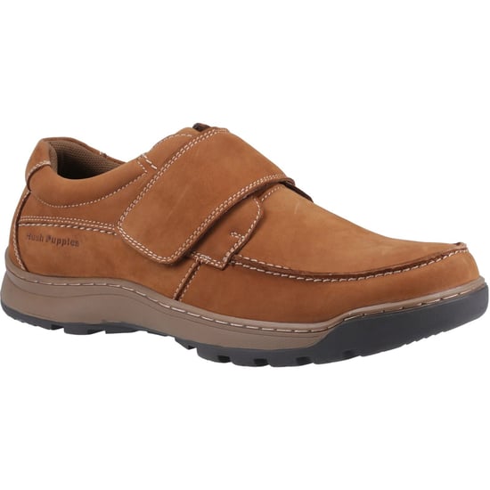 Hush Puppies Casper Leather Men's Tan Nubuck Loafers - Image 1
