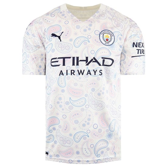 Puma FC Manchester City Mens White Football Shirt - Image 1