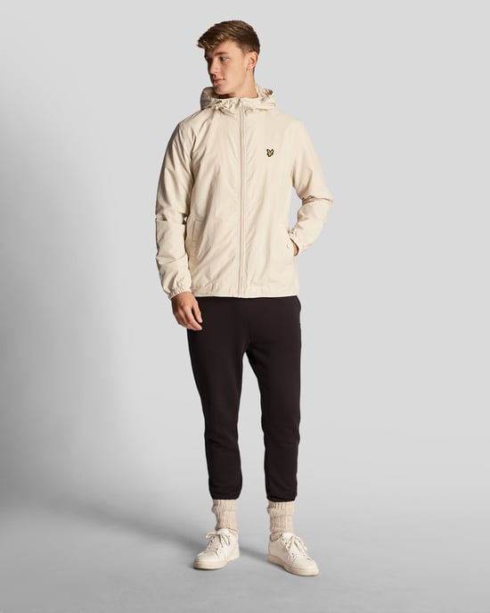 Mens Zip Through Hooded Jacket in Cove - Image 2