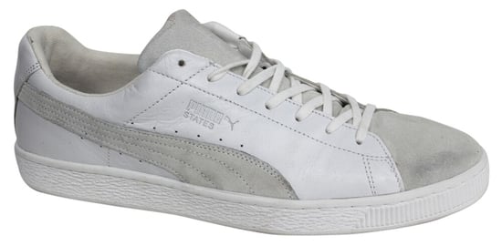 Puma States AA Träningsskor för herrar Vit Mocka Läder Unisex Lågskor 359781 02 B32B - Image 1