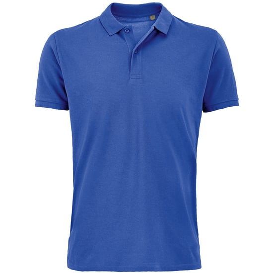 SOLS Heren Planet Pique Organisch Poloshirt (Koningsblauw) - Image 1