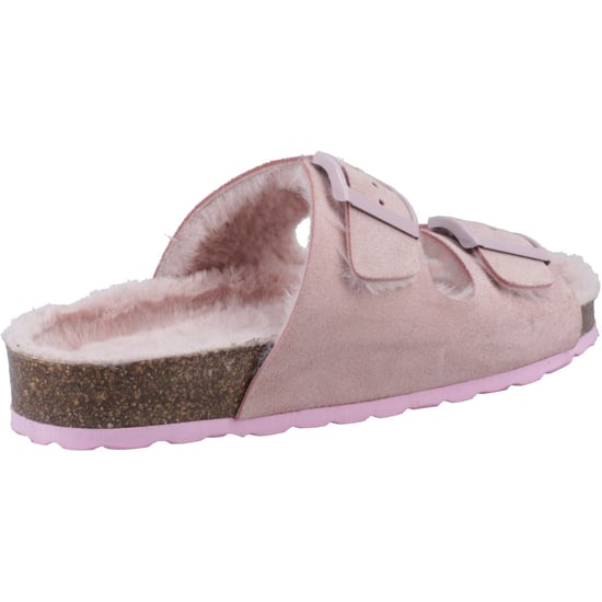 Hush Puppies Jessie Läder Tofflor för kvinnor Blush - Image 2