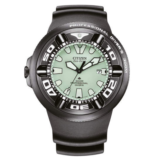 Citizen Promaster Marine Heren Zwarte Horloge BJ8055-04X - Image 1