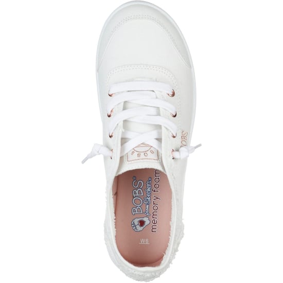 Skechers BOBS B Cute Cotton Women's White Trainers - Image 3