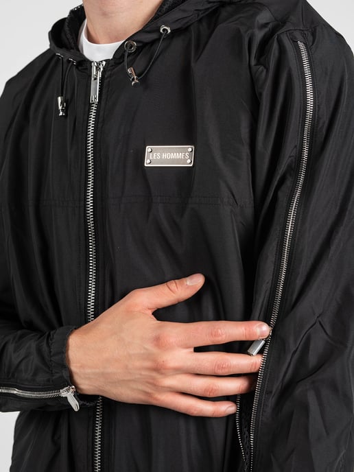 Les Hommes Jacket Windbreaker Men's Black - Image 6