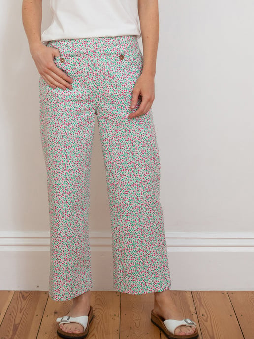 Kite Clothing Fiddleford Wide Leg Twill Crops