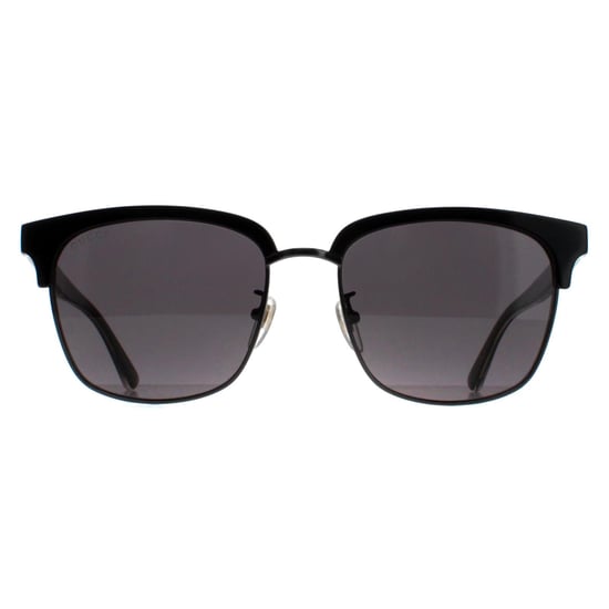 Gucci Square Mens Black and Grey Grey GG0382S - Image 1