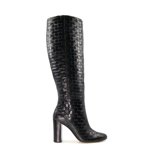 Dune Ladies Sonoma - Woven-Leather Knee-High Boots