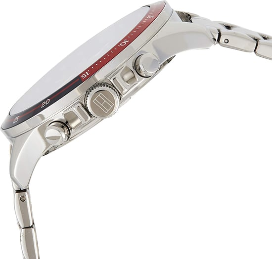 Tommy Hilfiger Bank Men's Silver Watch 1791718