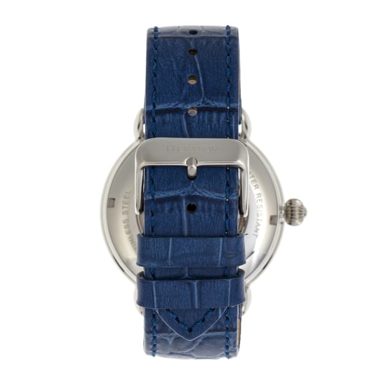 Heritor Automatic Mattias Leather-Band Watch w/Date - Image 2