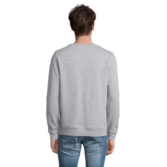 SOLS Unisex Adult Comet Organic Sweatshirt (Grey Marl)