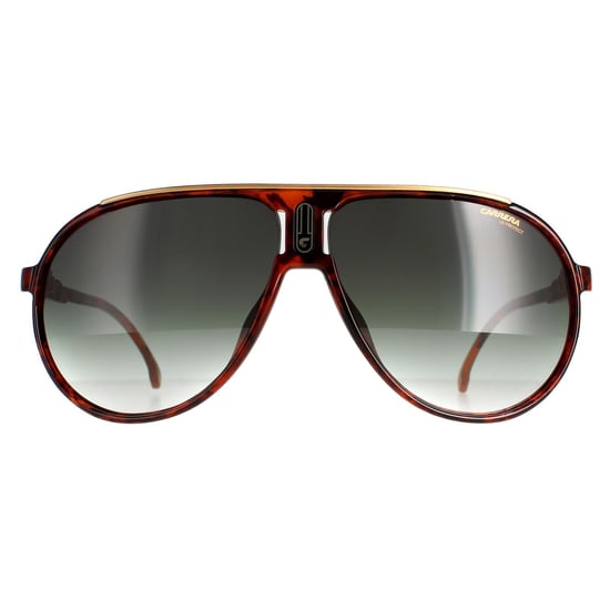 Carrera Aviator Mens Red Havana Green Gradient CHAMPION65/N
