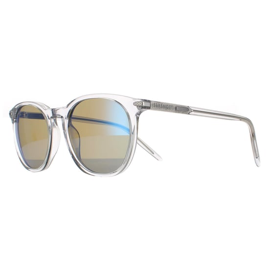 Serengeti Round Unisex Shiny Crystal  Mineral Polarized 555nm Blue Arlie
