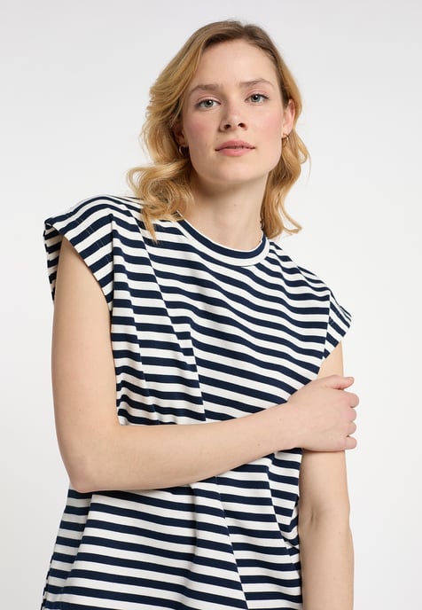Dreimaster T-Shirt women marine white - Image 5
