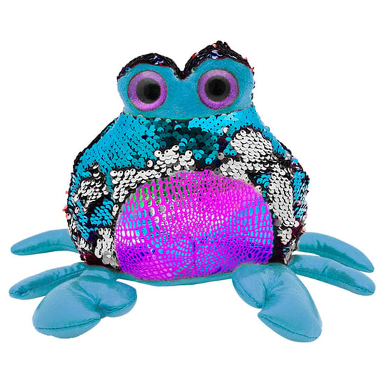Doodle 7" Glitzies Crab Magic Sequin Plush, Assorted Colours
