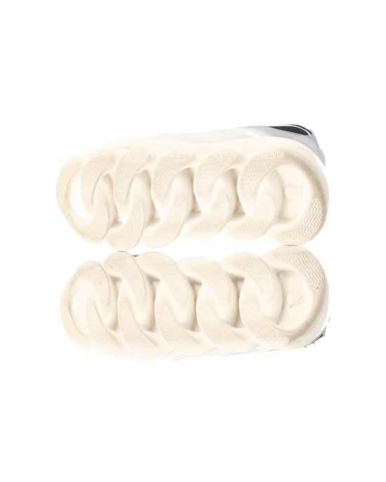 Versace Chain Reaction Sneakers in White Leather - Image 5