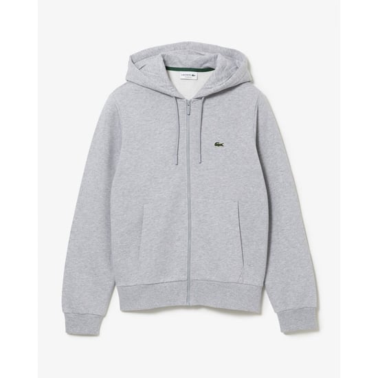 Lacoste men's fleece hoodie with full-length zipper