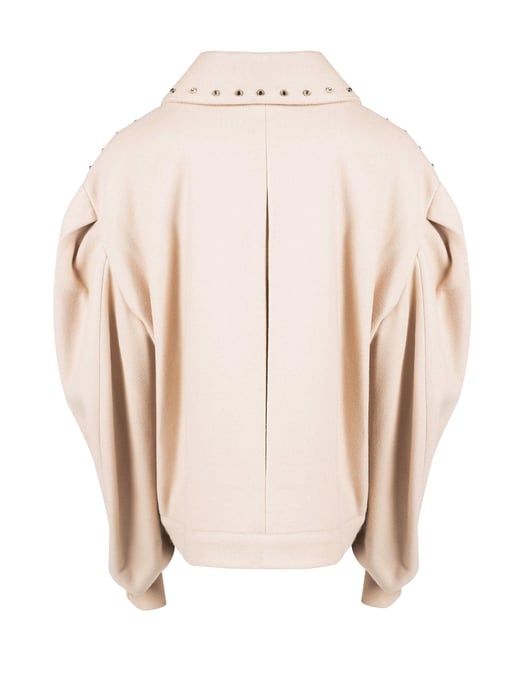 Silvian Heach Jacket Oversize Woman's Beige - Image 6