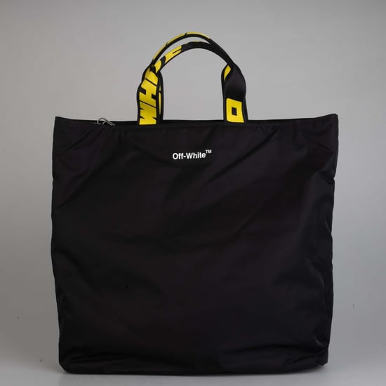 Accessories Off White Hard Core Nylon Tote Bag in Black-White - Image 1