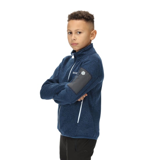 Regatta Childrens/Kids Newhill Fleece Jacket (Blue Wing)