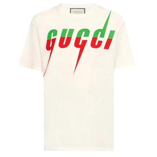 Gucci Blade Logo Oversized Fit White T-Shirt - Image 1