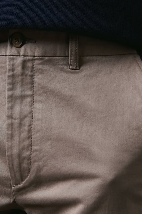 Maine Premium Black Chino Trousers Mens Regular Fit Cotton Blend All Seasons - Image 5