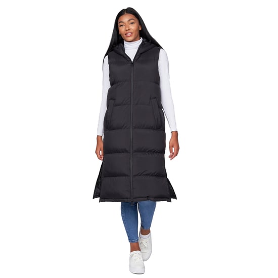 Crosshatch Womens/Ladies Alaiya Gilet (Black) - Image 1