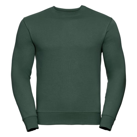 Russell Mens Authentic Sweatshirt (Slimmer Cut) (Bottle Green) - Image 1