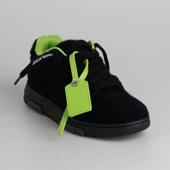 Women's Off White Out of Office Wool Trainers in Black