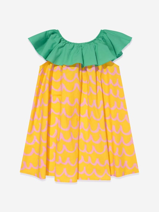 Stella McCartney Girls Pineapple Dress in Yellow