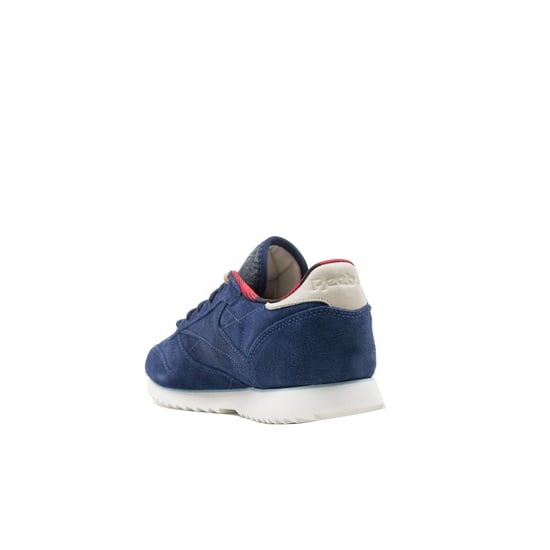 Reebok ZAP CL Outdoor Lace Up Blue Suede Leather Womens Trainers AQ9777