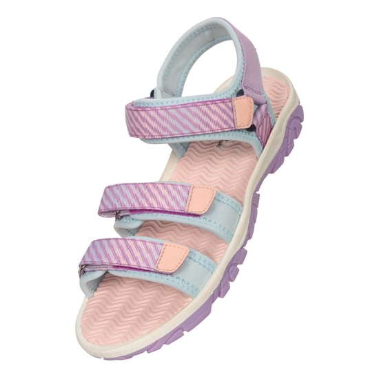 Mountain Warehouse Sandalen met 3 drukknopen voor kinderen/Kinderen (Paars) - Image 6