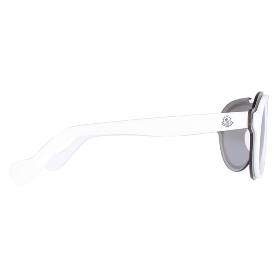 Moncler Round Unisex White Smoke Mirror ML0055