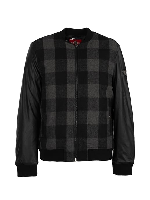 Guess Jacket Andy Bomber Men's Black - Image 1