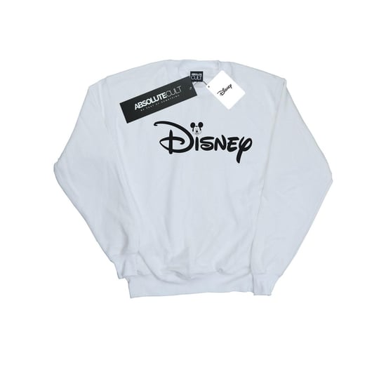 Disney Mens Mickey Mouse Head Logo Sweatshirt (White) - Image 1
